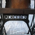 Кресло "Mercedes" из слэба мореного дуба №95