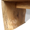 Стіл зі слеба дуба в стилі Лофт №32